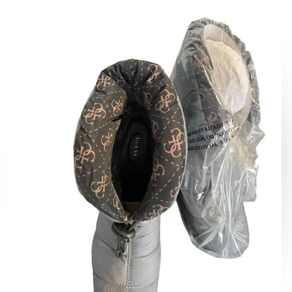 NWT Guess Women’s Leeda 2 Cold Weather Winter Snow Boots Gray Size 8.5 - Picture 7 of 9